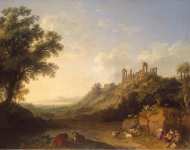 Hackert Jakob Philipp Temple Ruins in Sicily  - Hermitage